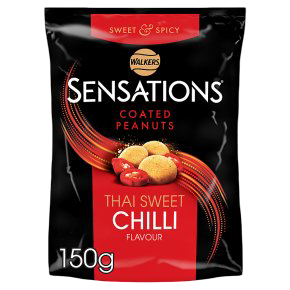 Walkers: Sensations Thai Sweet Chilli Coated Sharing Peanuts - 150g