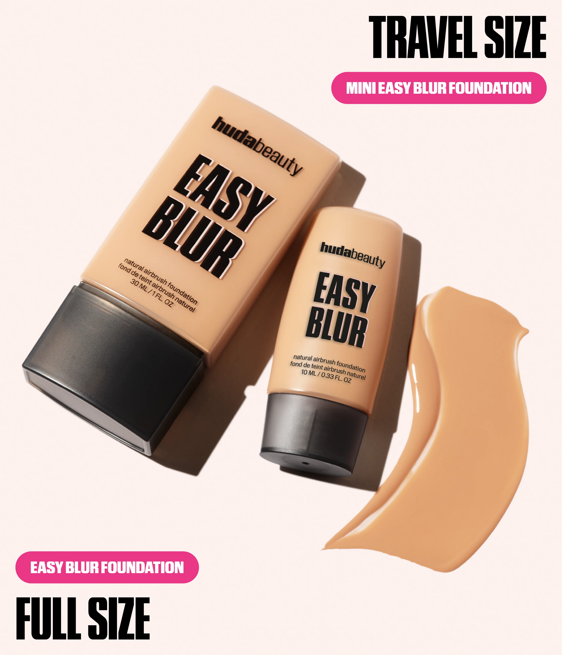Mini Easy Blur Natural Airbrush Foundation With Niacinamide (Golden Milk 307N)