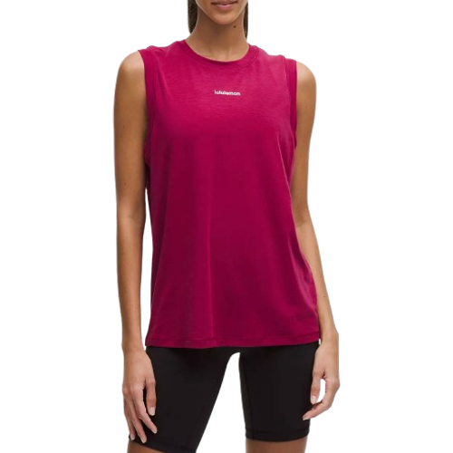 Women's Jersey Training Muscle Tank Top (Magenta)