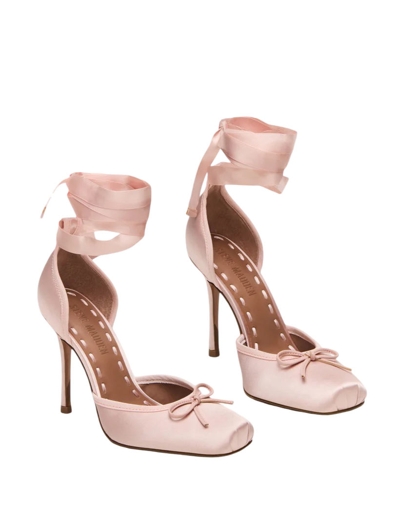 Larina Pink Satin heels