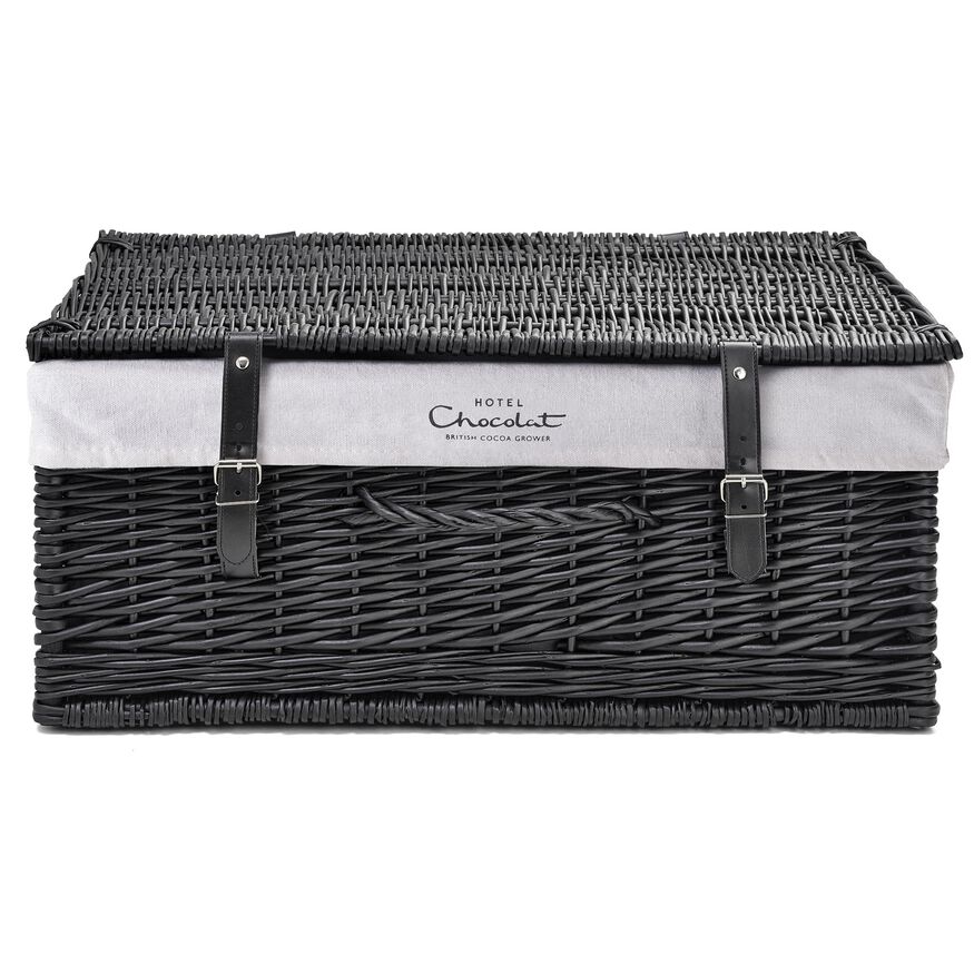 24” Large Empty Wicker Hamper