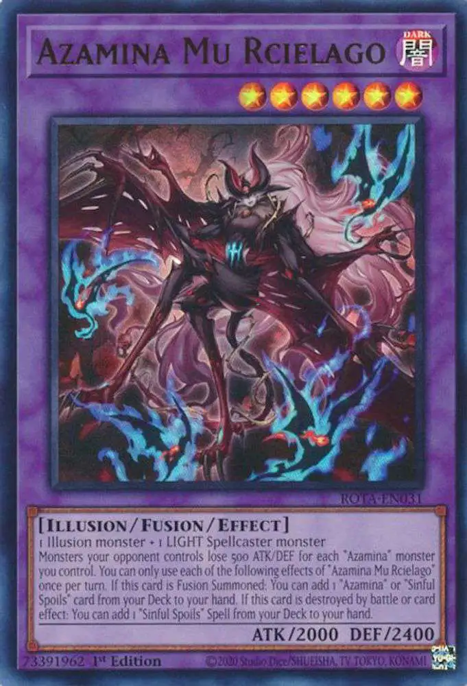 Yu-Gi-Oh! TCG: Azamina Mu Rcielago (Ultra Rare, Rage of the Abyss)