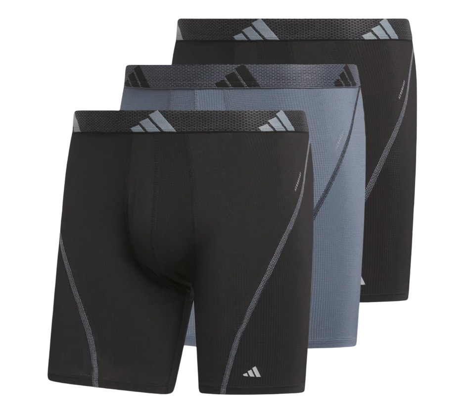 Men's Performance Mesh Graphic Boxer Briefs (Pack of 3)