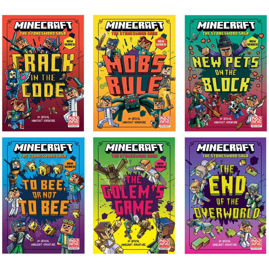Minecraft: Stonesword Saga 6-Book Collection Box Set