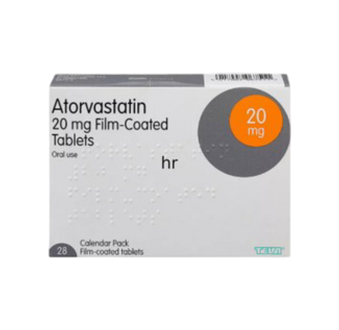 Atorvastatin - 20 mg (28 Tablets)