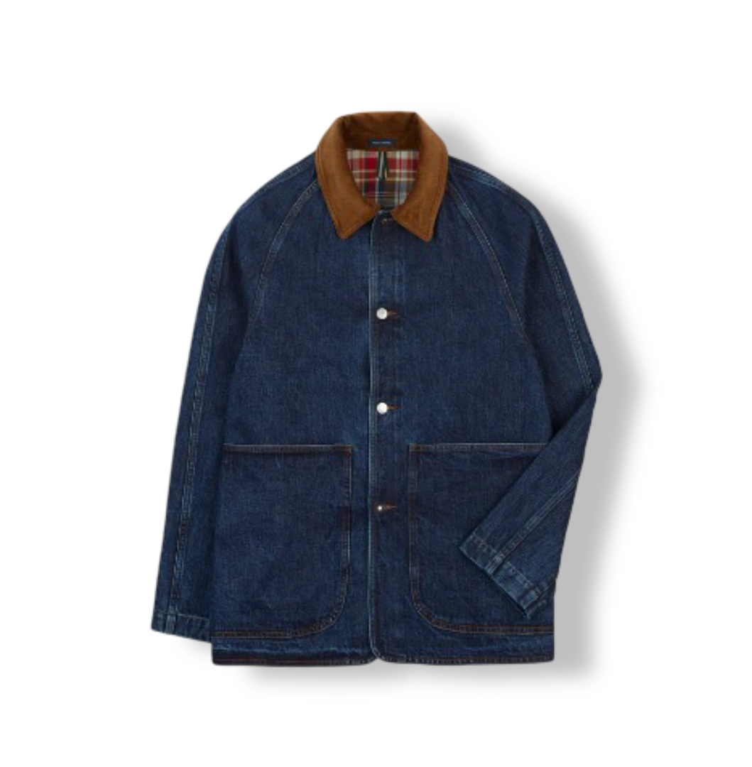 Men's Stone Wash Denim Field Jacket