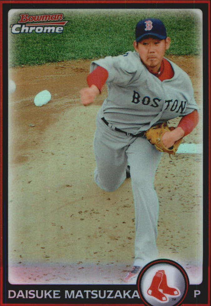 2010 Bowman Chrome Refractors #105 Daisuke Matsuzaka