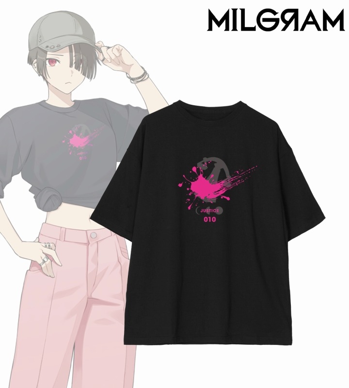 MILGRAM: Arti-Mate Big Silhouette T-Shirt - Kotoko (Free Size_