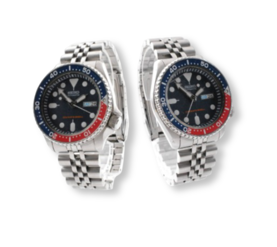 Seiko: Men's Divers Automatic Watch (Pepsi Navy Dial)