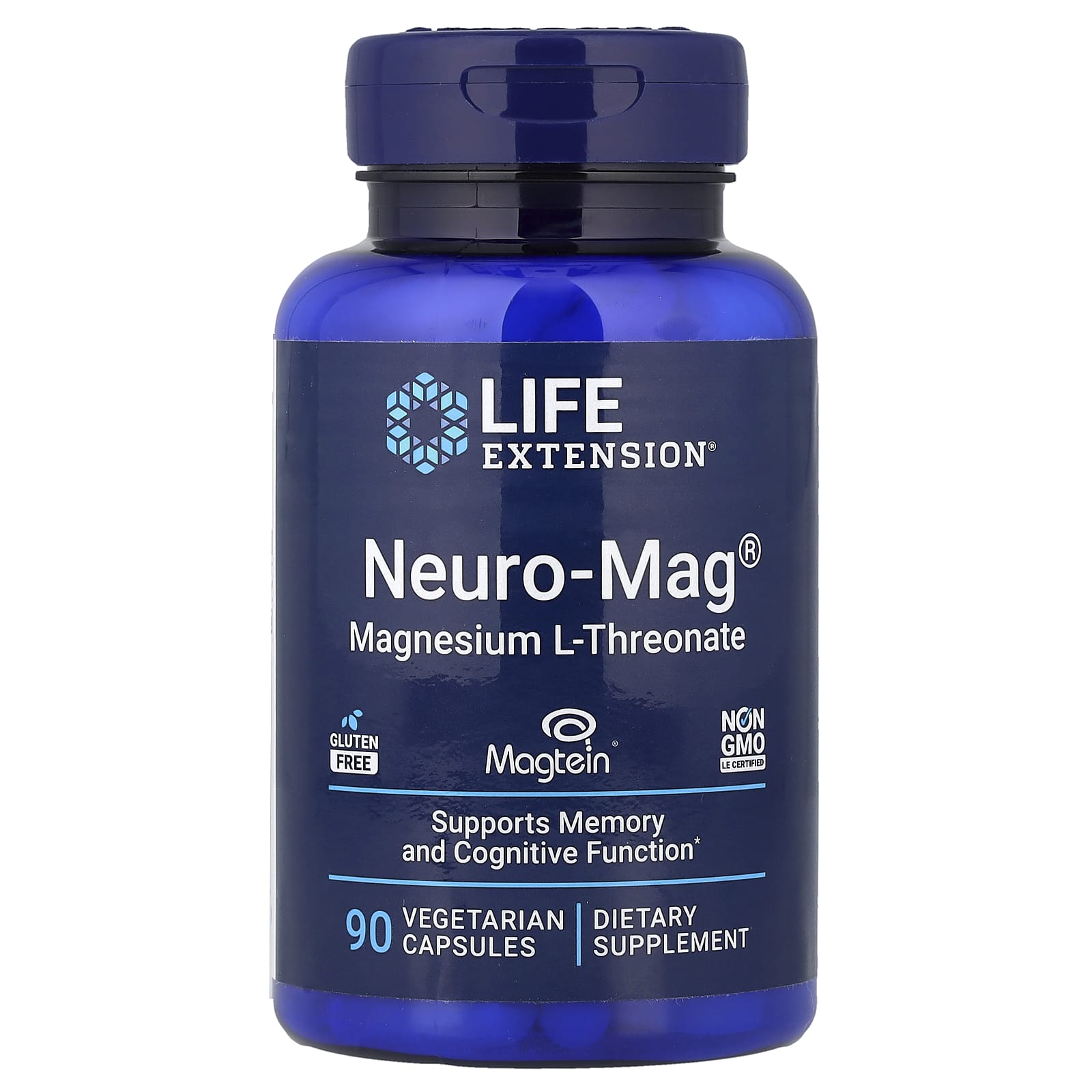 Life Extension: Neuro-Mag, Magnesium L-Threonate (90 Vegetarian Capsules)