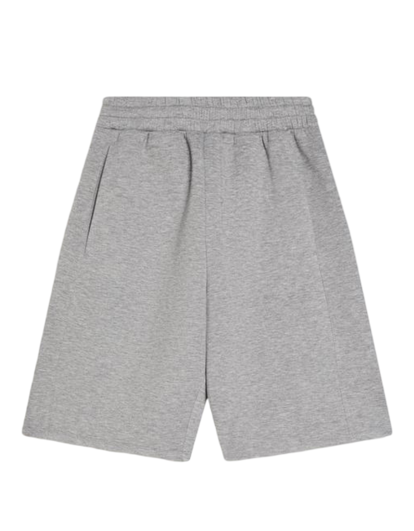 Oversize Neoprene Bermuda Shorts (Grey)