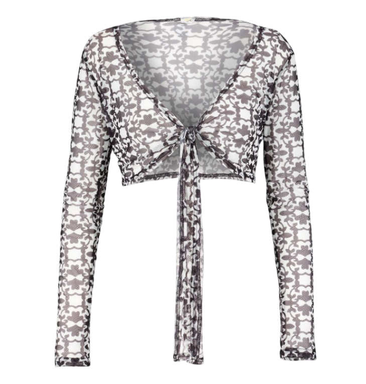 Grace Jacobs: Women's Mesh Sarong (Black & White)