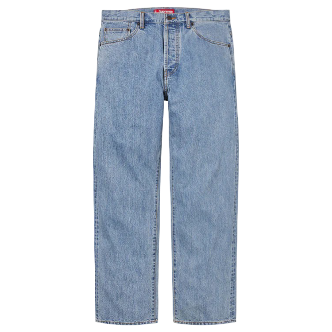 Regular Jeans (Washed Indigo)