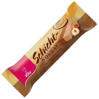 Viba: Schicht Light and Dark Nougat Bar - 40g