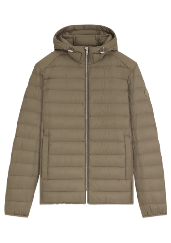 Padded Jacket In Water-Repellent Fabric (Light Brown)