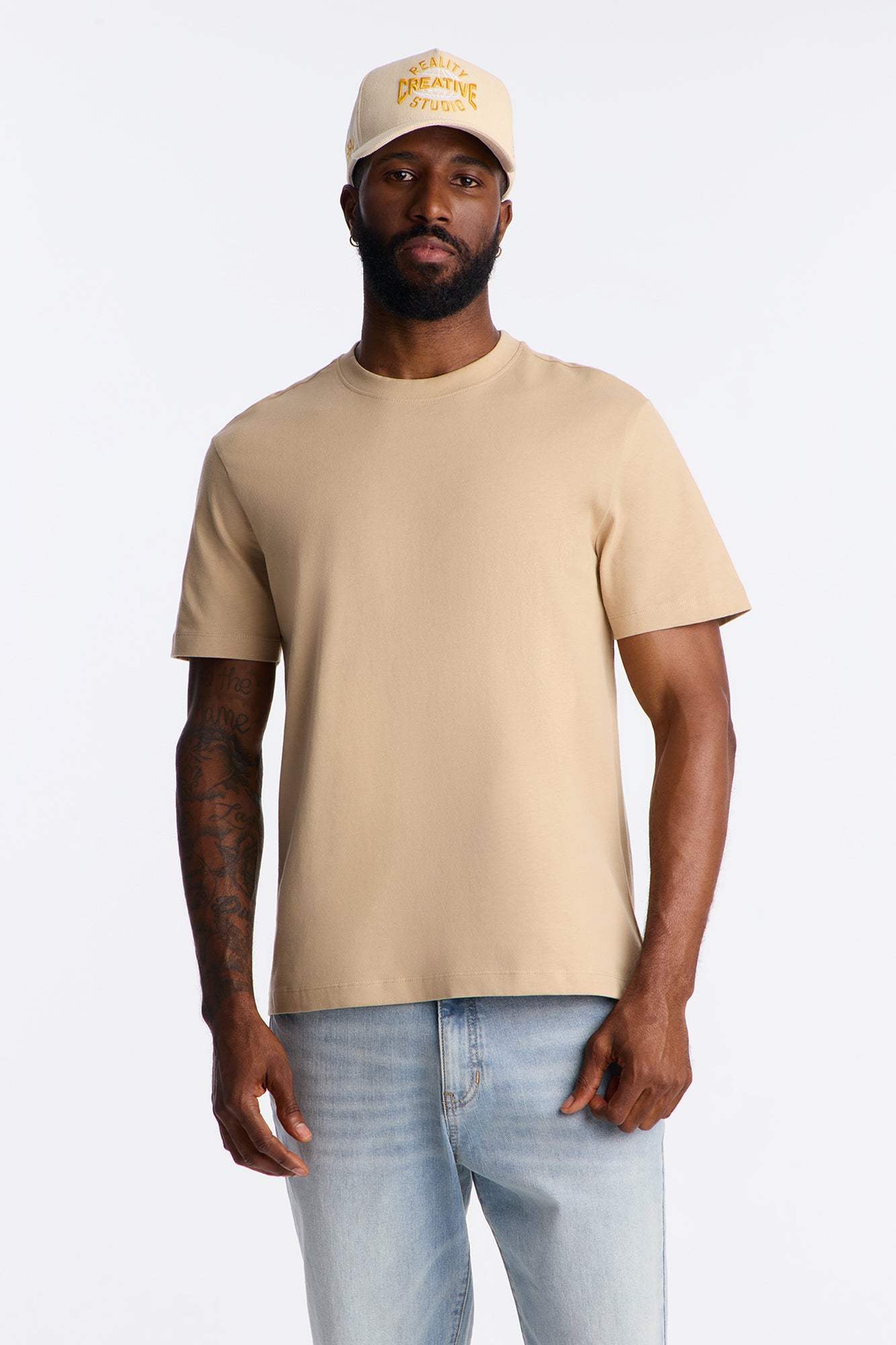 Men's Classic Lightweight Tee (Tan)