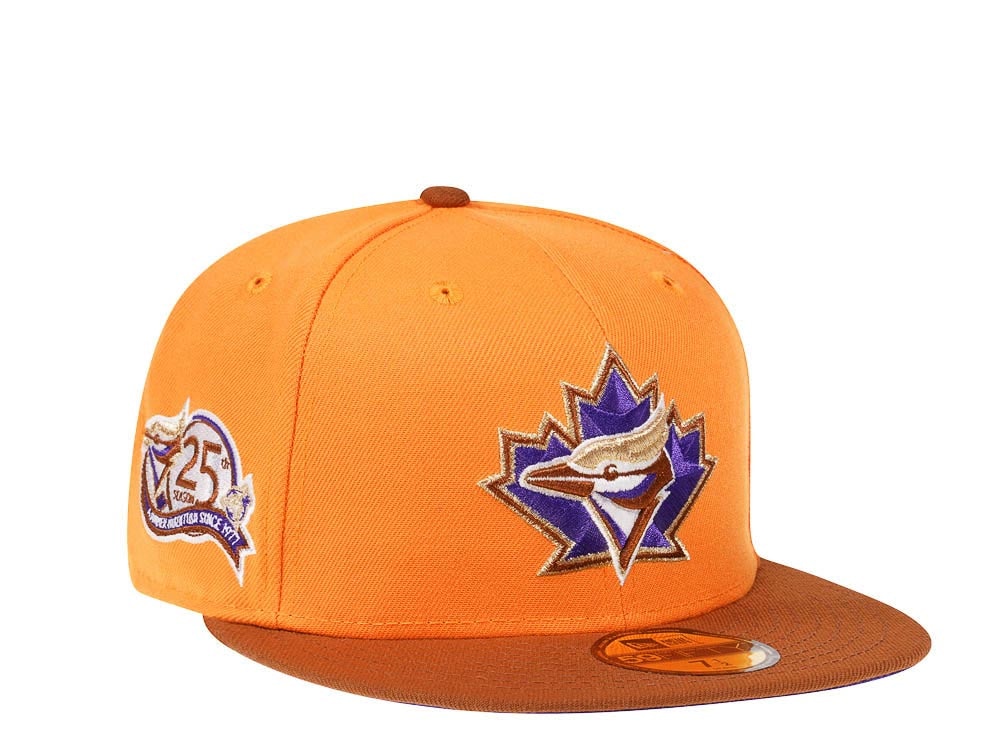 Men's New Era: Toronto Blue Jays 25th Anniversary Bourbon Tangerine Prime Edition 59Fifty Fitted Hat