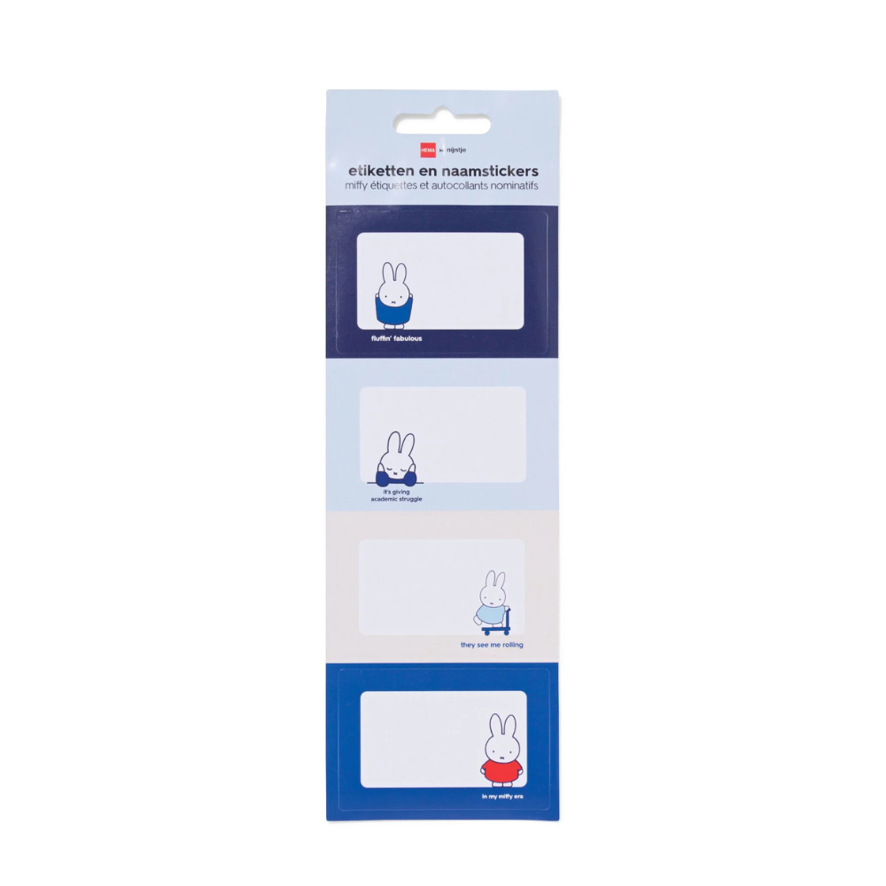 Miffy Labels And Name Stickers