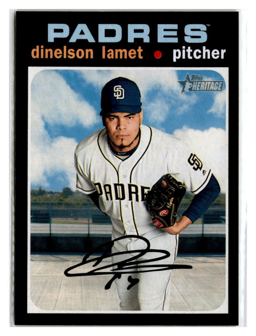 2020 Topps Heritage #176 Dinelson Lamet