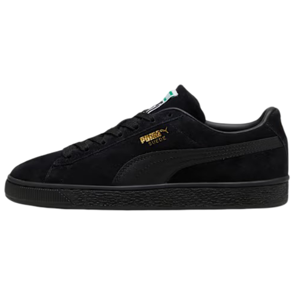 Unisex Suede Classic Sneakers (Black)
