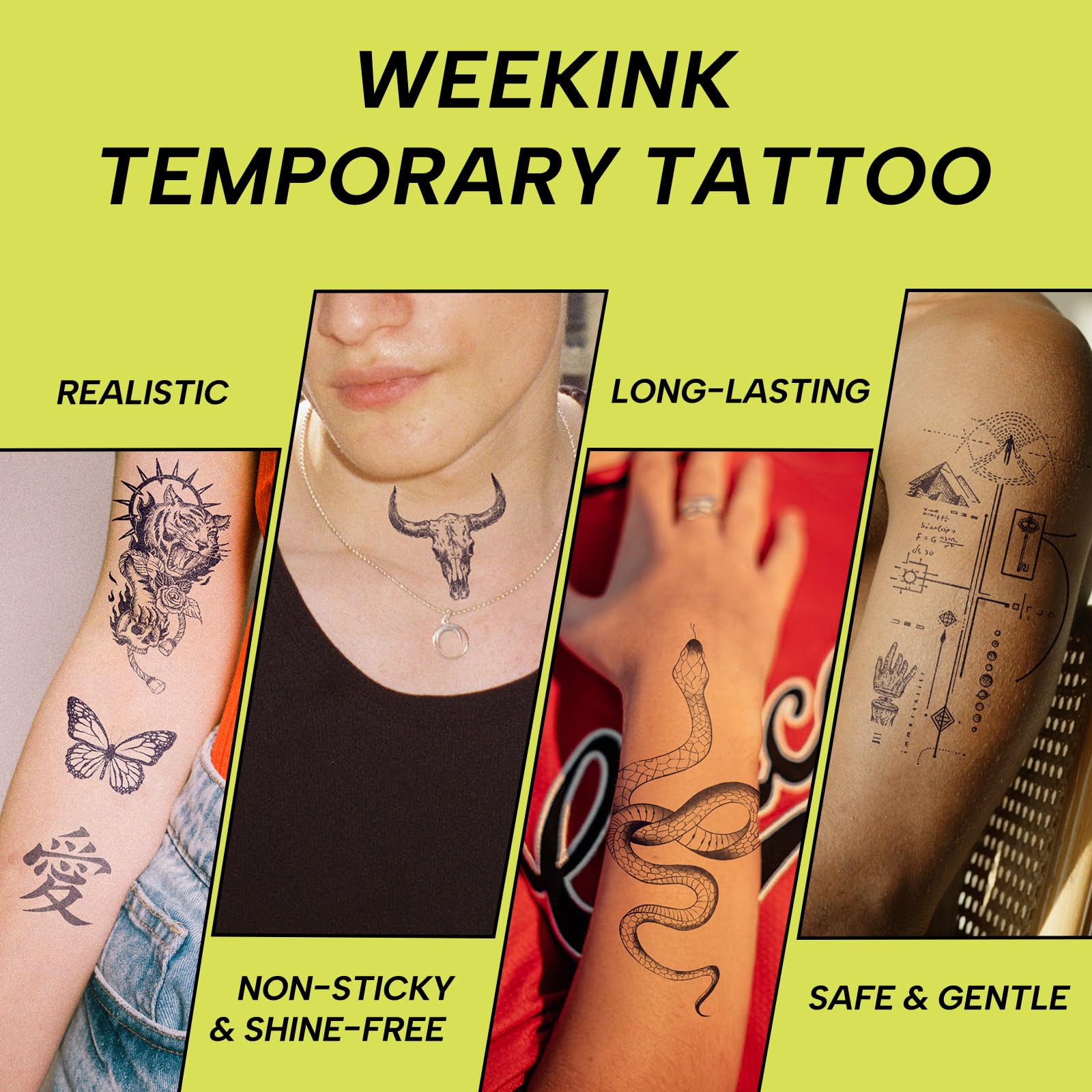 WEEKINK: Egyptian Ankh & Eye of Horus Temporary Tattoos
