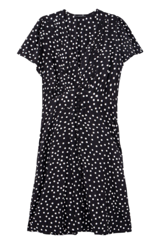 IKKS: Polka Dot Print Dress