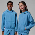 Big Kids' Jordan Sport Therma-FIT Pullover (Blue Beyond)