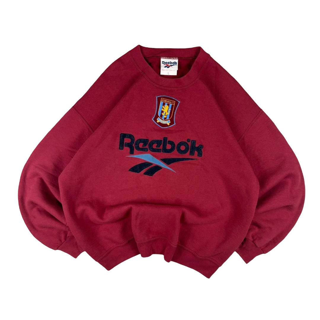 Reebok x Aston Villa: Men's Heavyweight Sweatshirt (Burgundy Red)