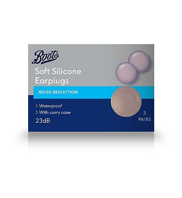 Boots: Soft Silicone Earplugs (3S)