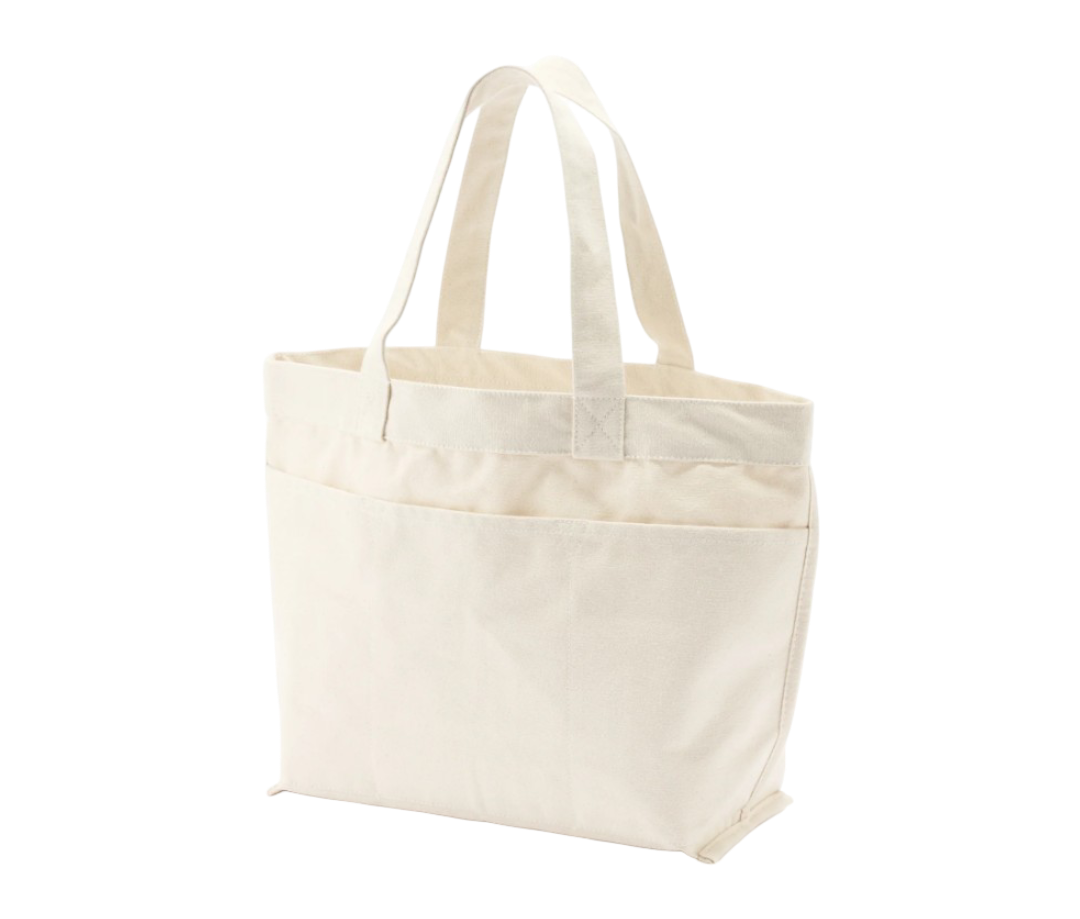 Canvas Wide Tote Bag