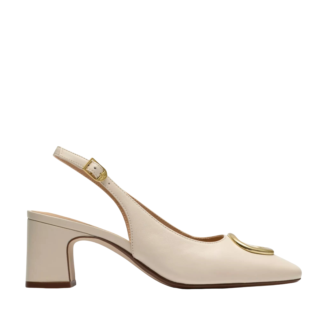 Fernie Sling (Cream Leather)