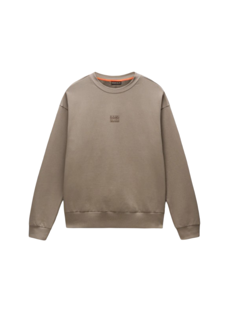 French Terry Sweatshirt Elevated Logo (Beige)