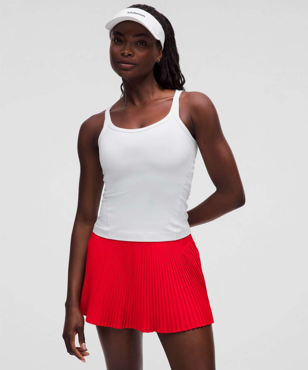 Women's Align Scoop Waist-Length Tank Top (White)