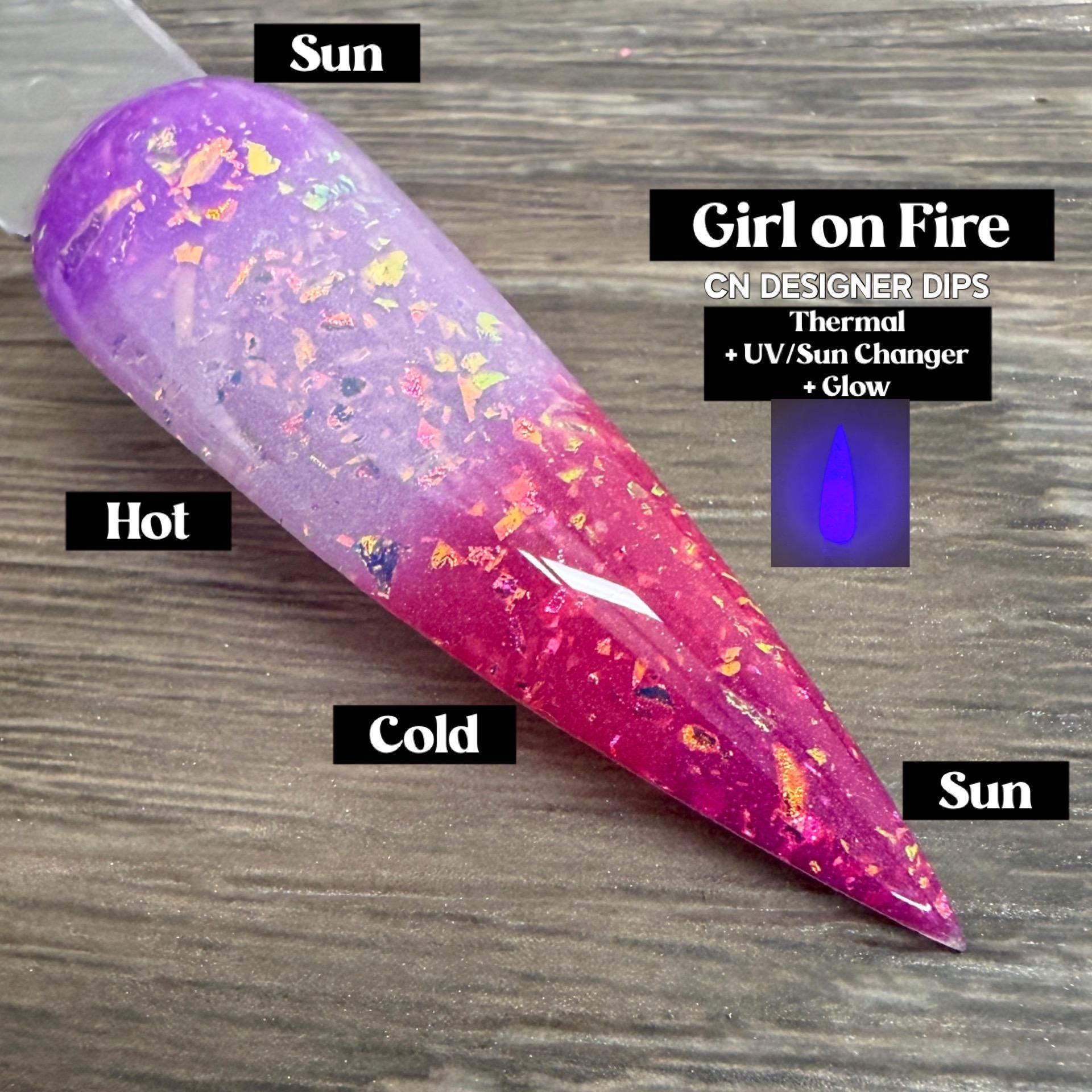 Girl on Fire Dip Powder for Nails