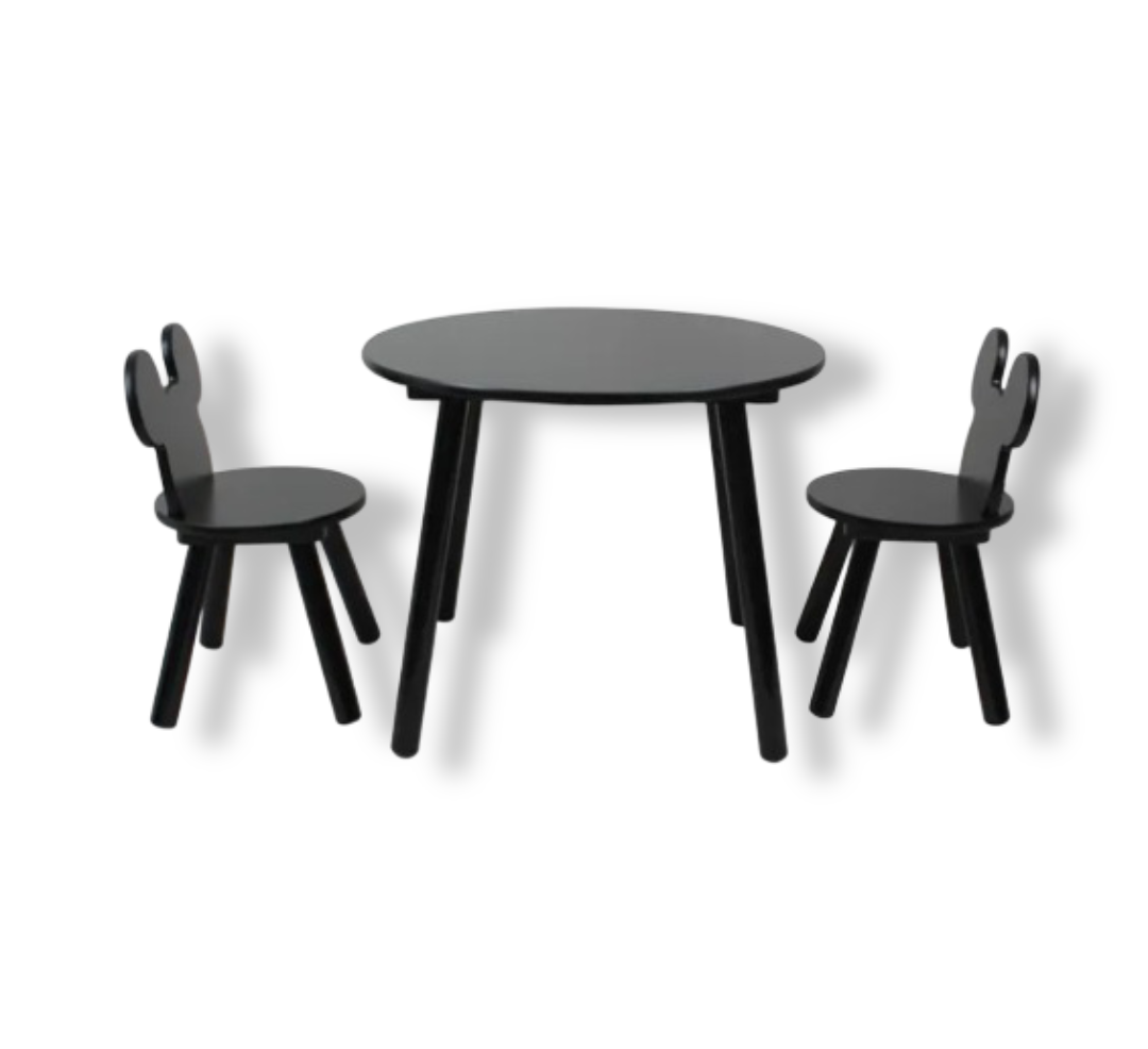 Mickey Mouse Black Table & Chair Set