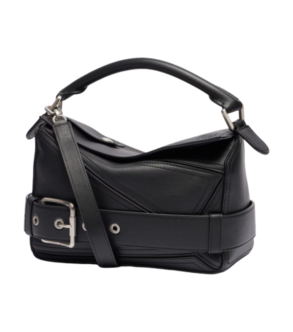 Loewe: Puzzle Biker Small Leather Tote Bag
