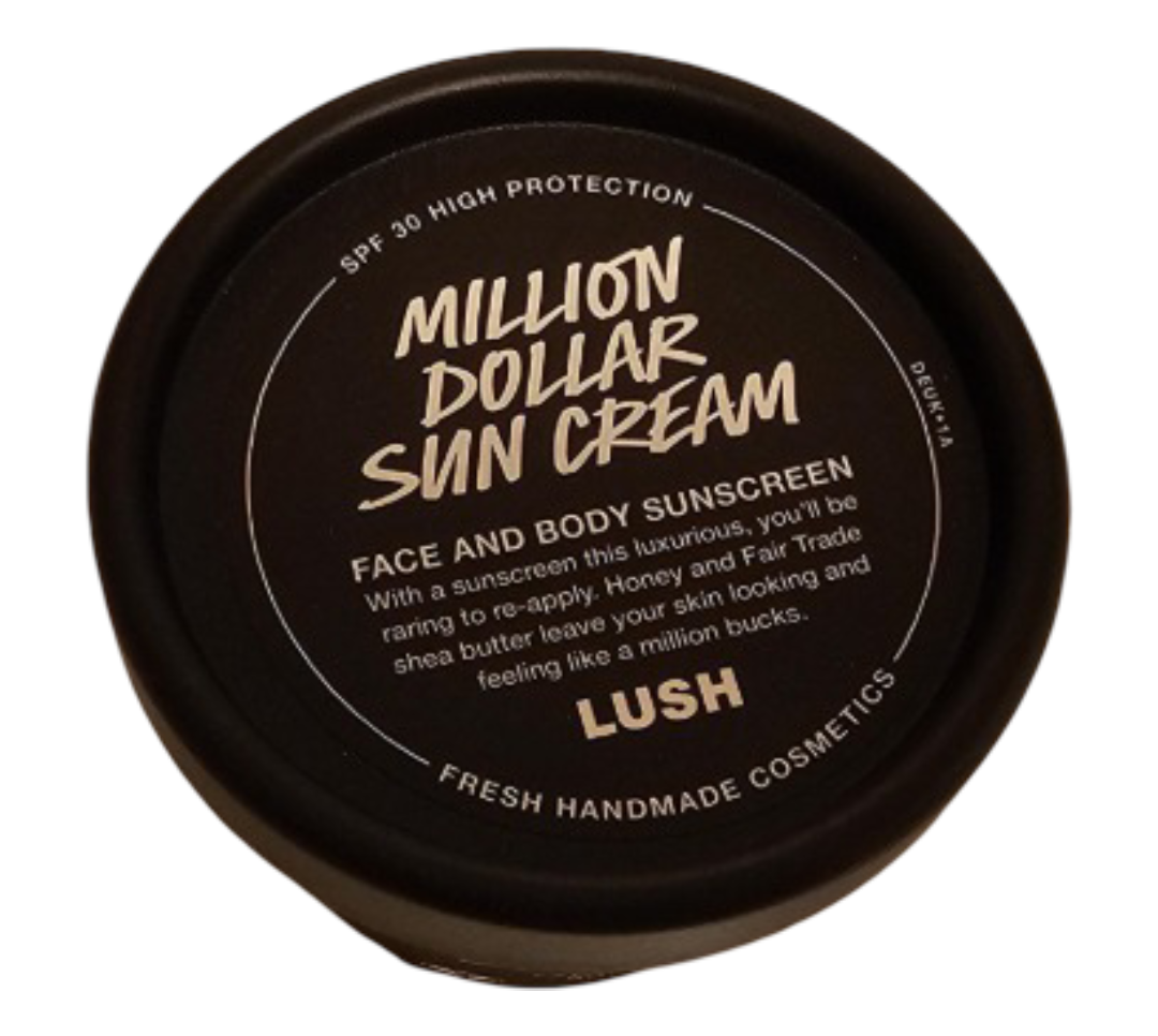 Face and Body Sunscreen: Million Dollar Sun Cream - 50g