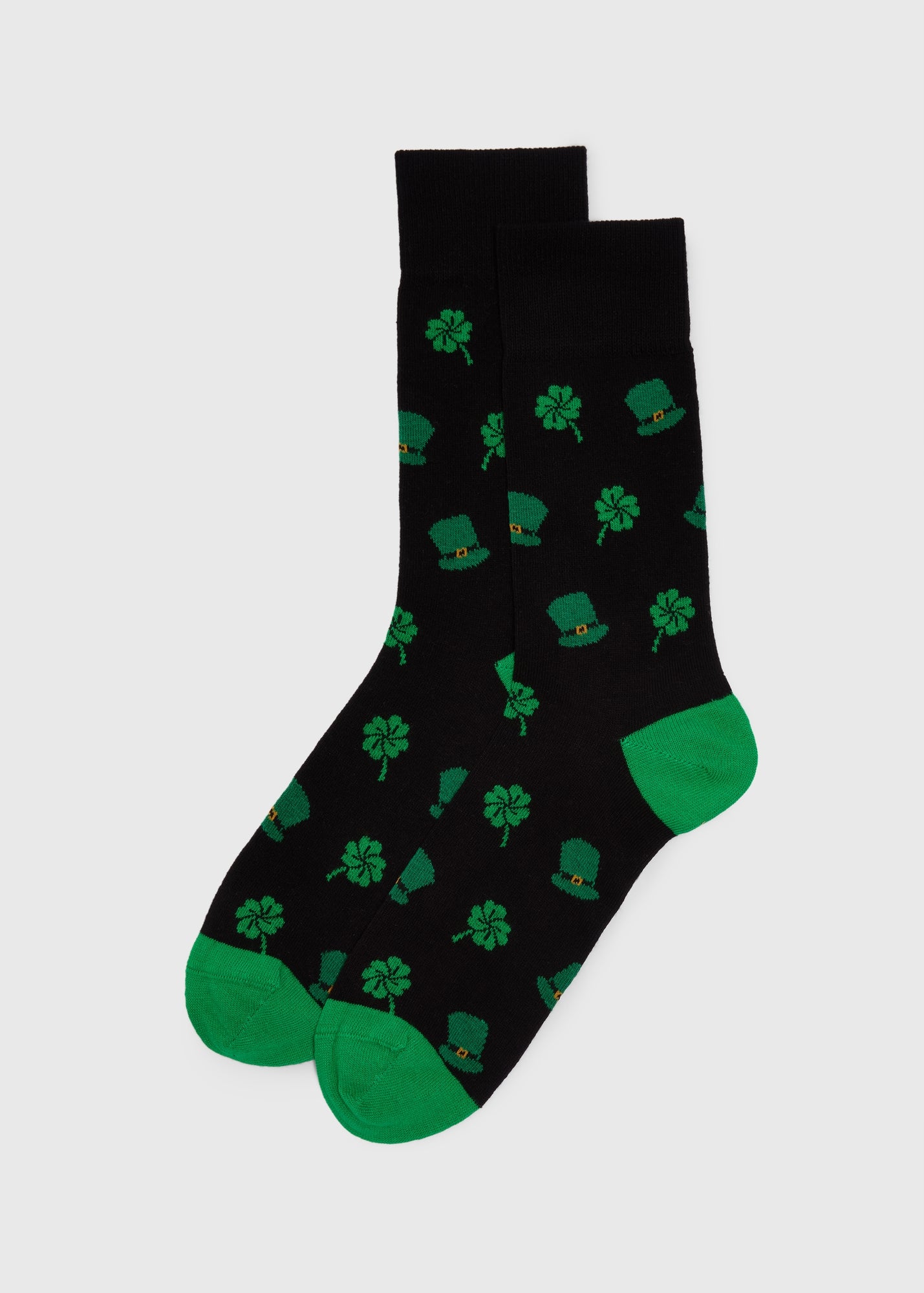 Men's Green St Patrick's Day Ankle Socks