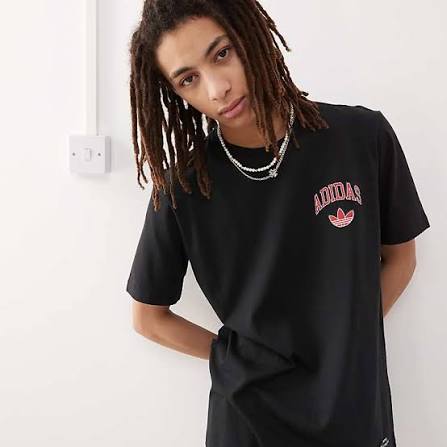 Men's: Adidas Originals Varsity T-Shirt (Black)