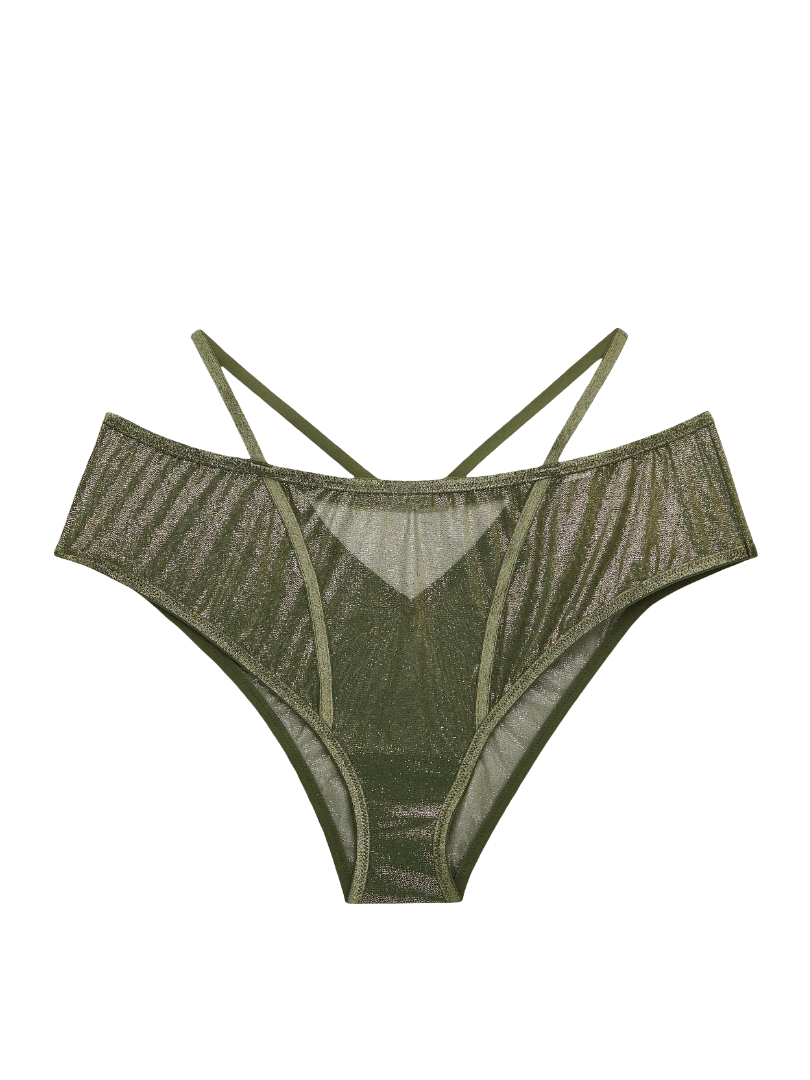 Going Platinum Mesh Cheeky Knickers