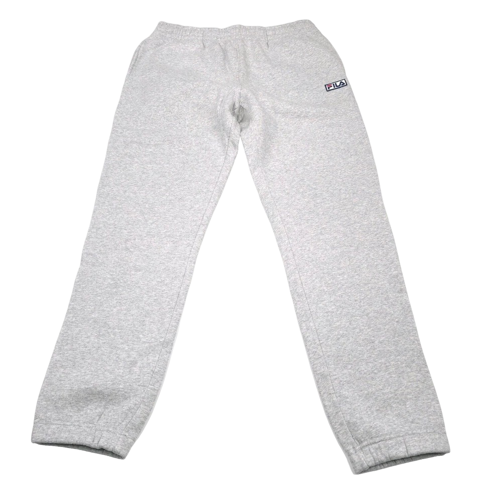 FILA: Garin Comfy Cozy Fleece Jogger Sweatpants (Gray Heather)