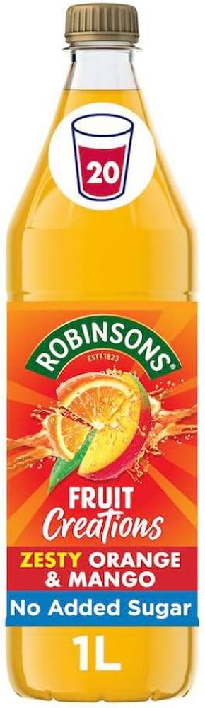 Robinsons: Fruit Creations Orange & Mango Squash (1L)