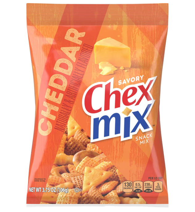 Chex Mix Cheddar - 106g (Pack of 8)