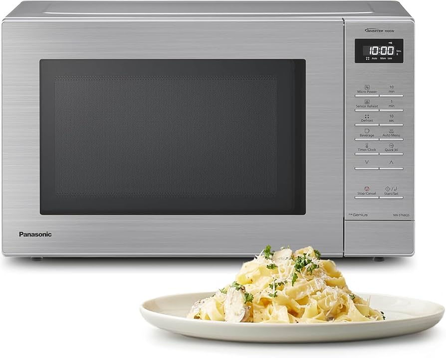 Panasonic: NN-ST68QSBPQ 32L Inverter Solo Microwave Oven (Stainless Steel)