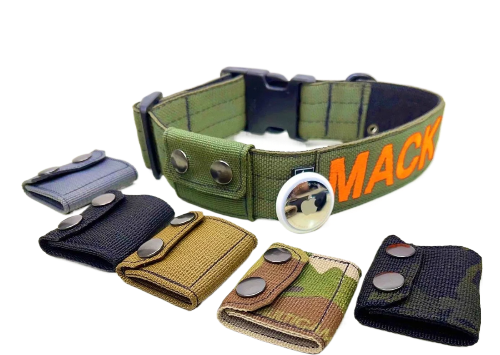Tactical AirTag Holster Dog Collar