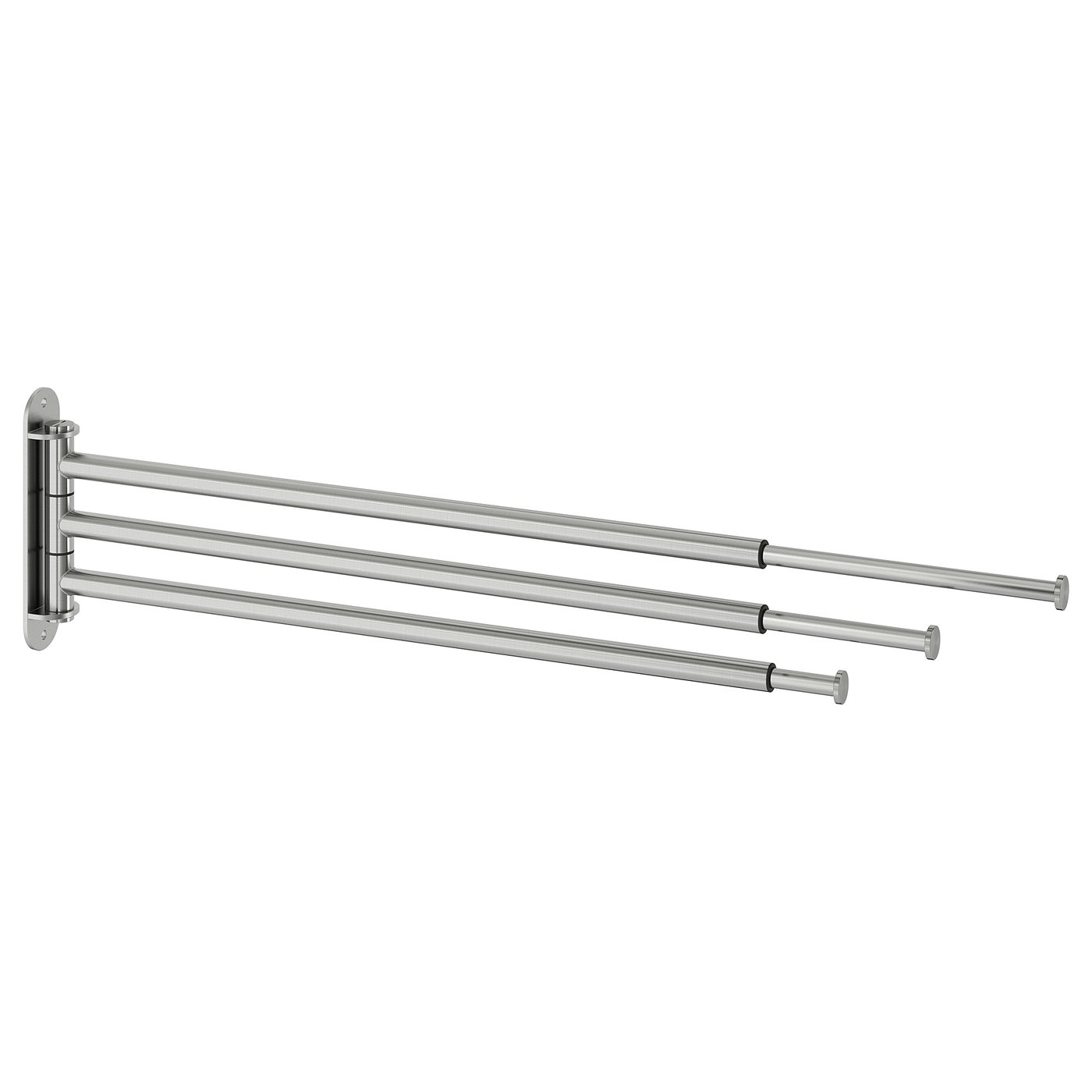 Brogrund: 3 Bars Stainless Steel Towel Holder (Silver)