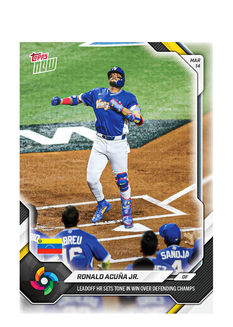 Ronald Acuña Jr.:  2026 World Baseball Classic