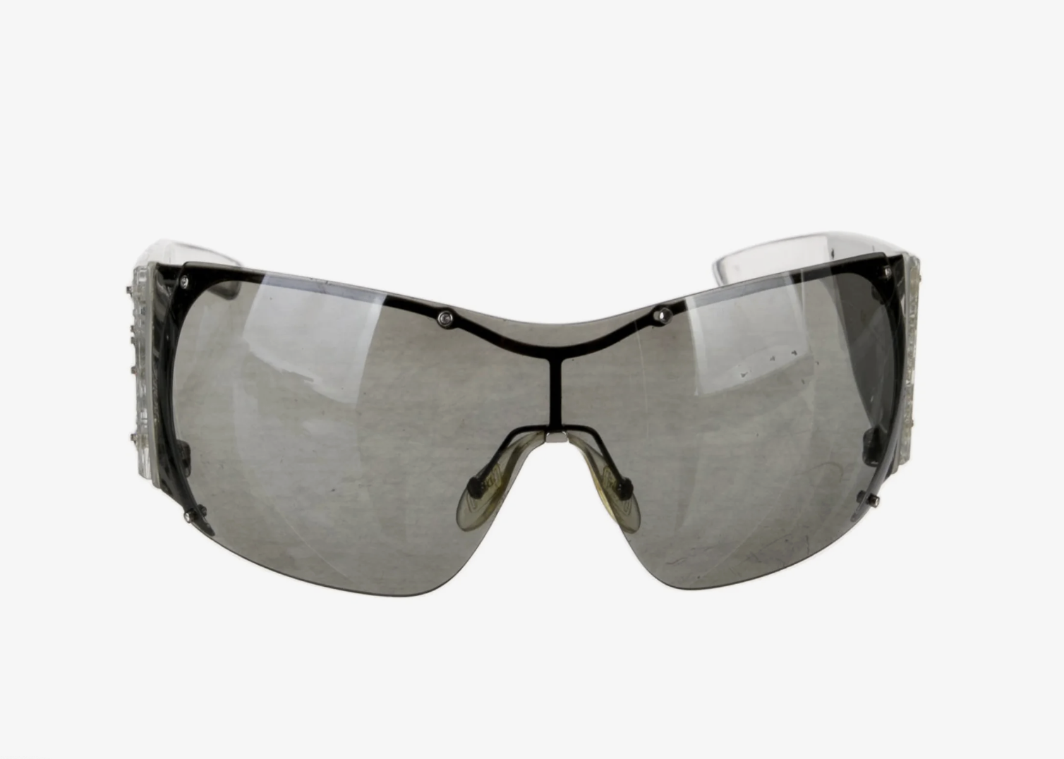 Women's Christian Dior: Shield Tinted Sunglasses