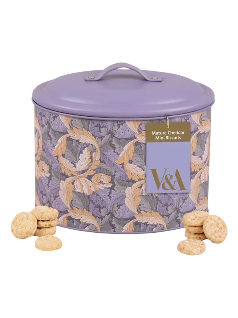 V&A: William Morris Acanthus Savoury Gift Tin - 200g