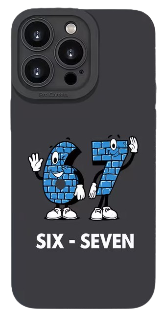 Apple: Iphone Phone Case (Six Seven Design)
